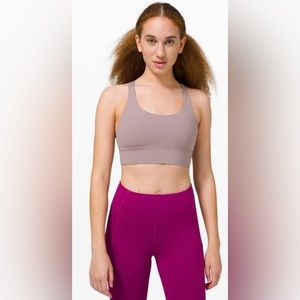 Lululemon Energy Bra Longline in Violet Verbena